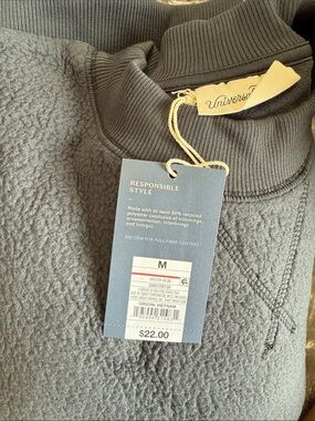 Universal Thread Charcoal Gray Sherpa Fleece Pullover